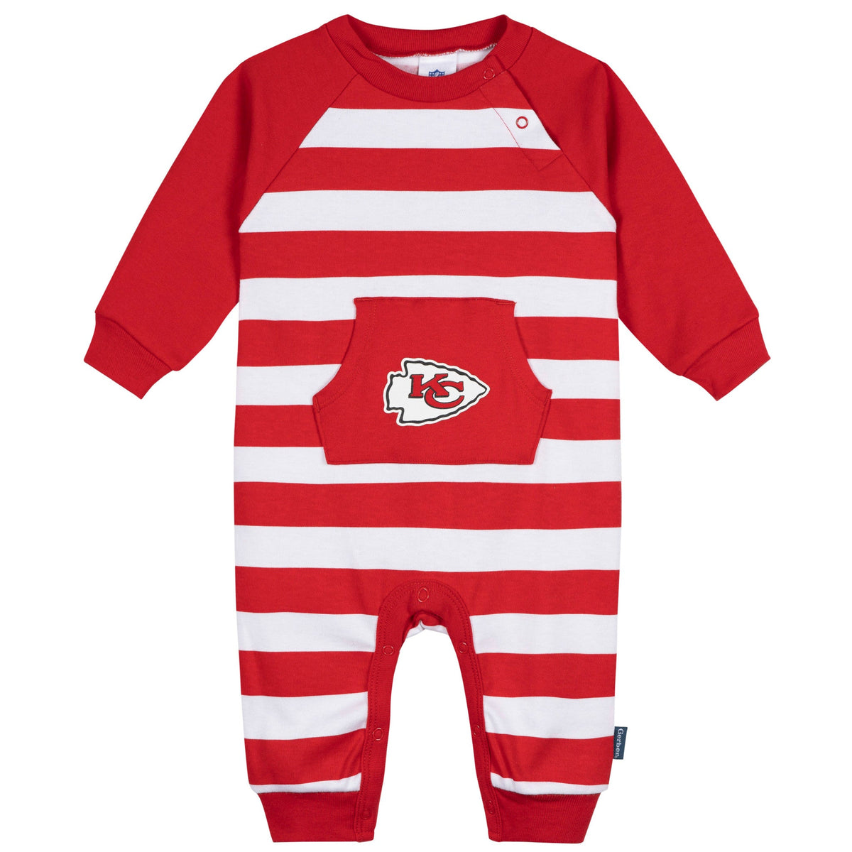 Baby Boys Kansas City Chiefs Football Pajamas With Pouch