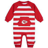 Baby Boys Kansas City Chiefs Football Pajamas With Pouch