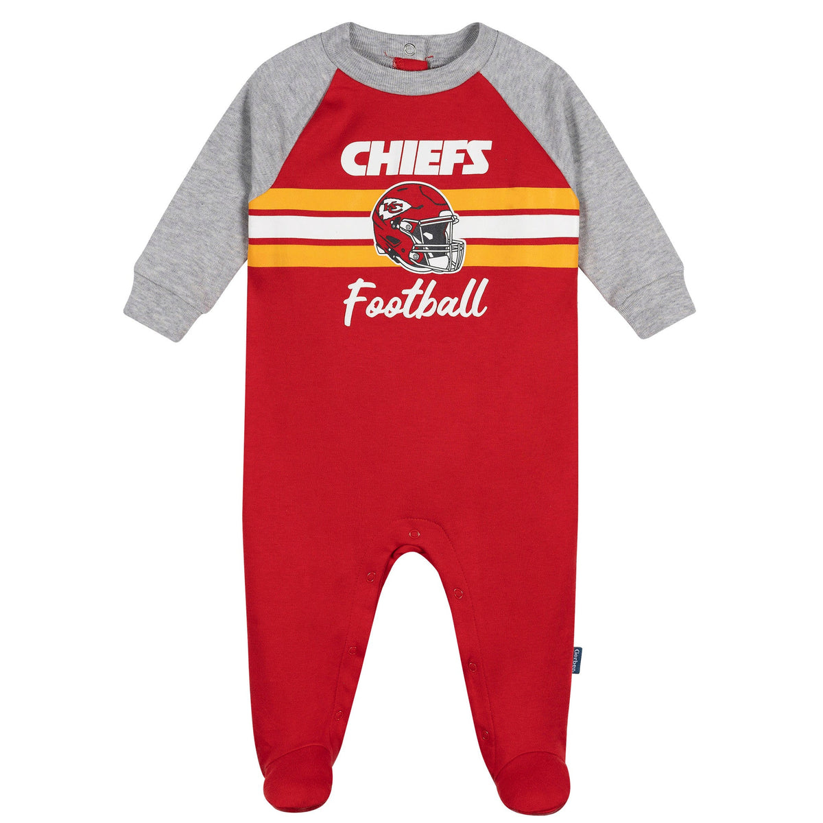 Baby Boys Kansas City Chiefs Footed Pajamas