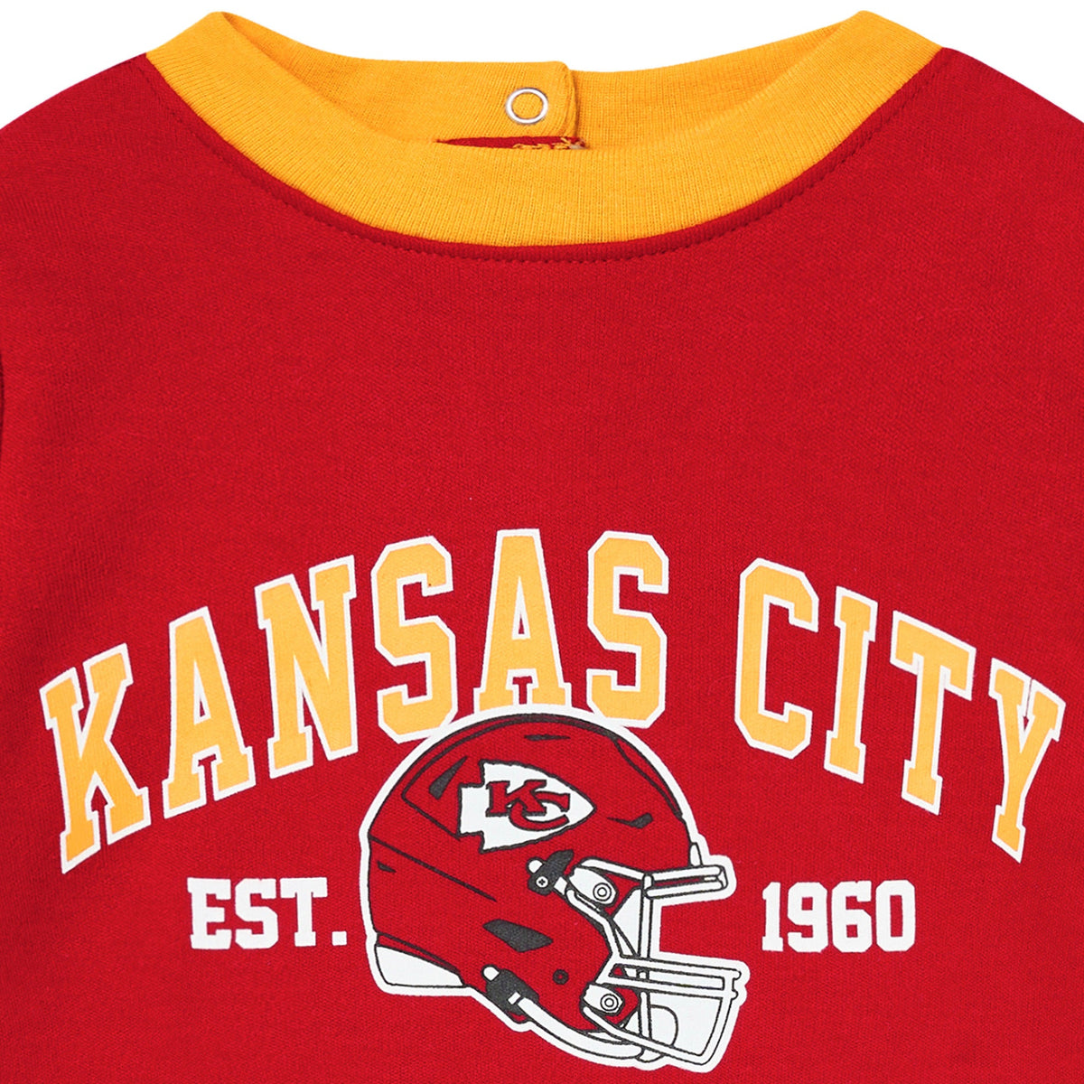 Baby Boys Kansas City Chiefs Romper, view 2
