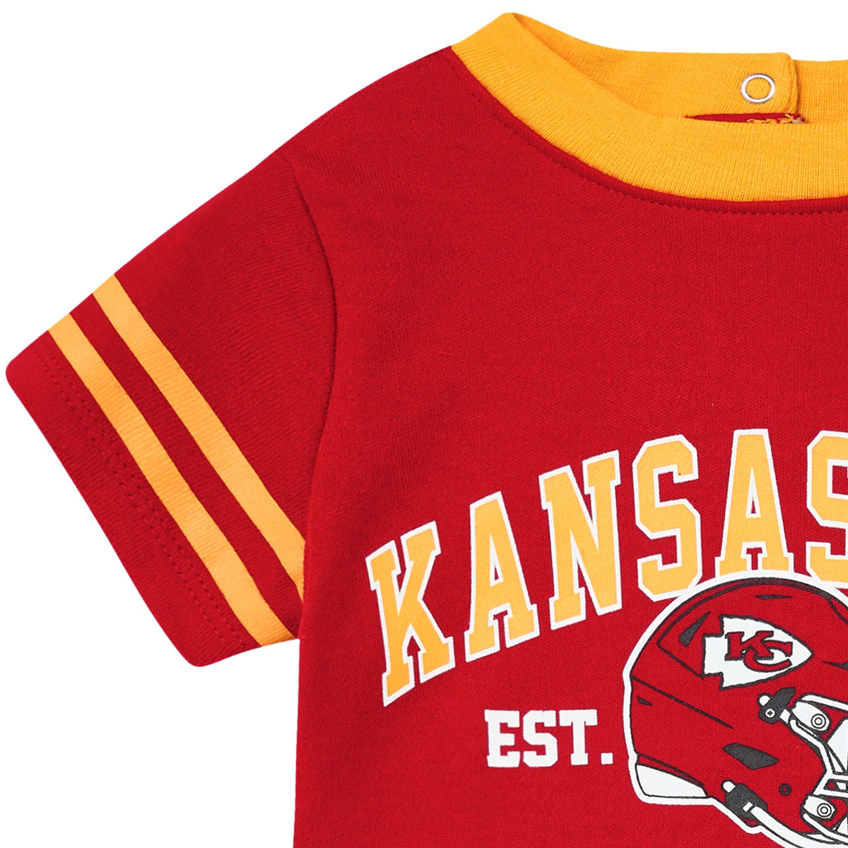 Baby Boys Kansas City Chiefs Romper, view 3