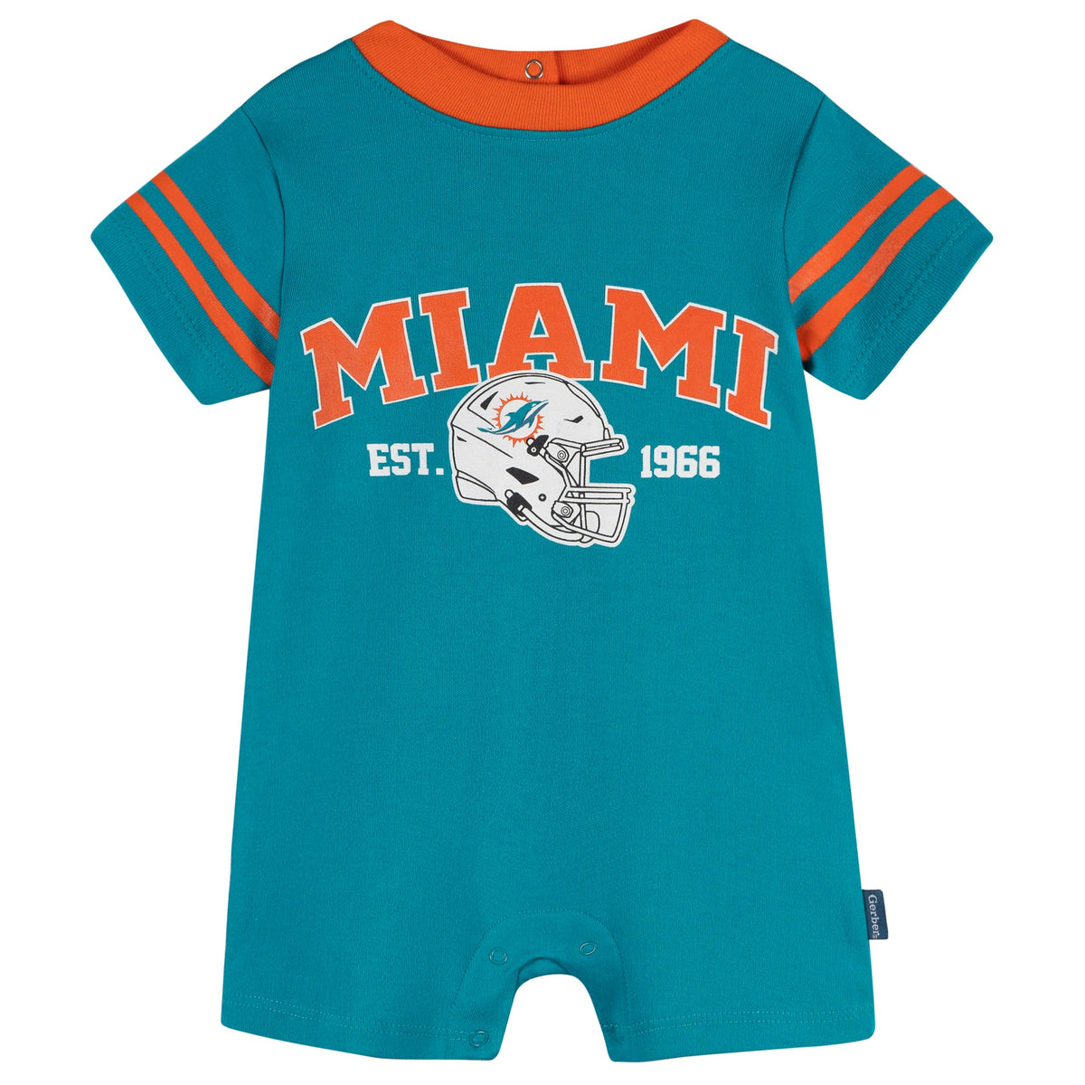Baby Boys Miami Dolphins Romper