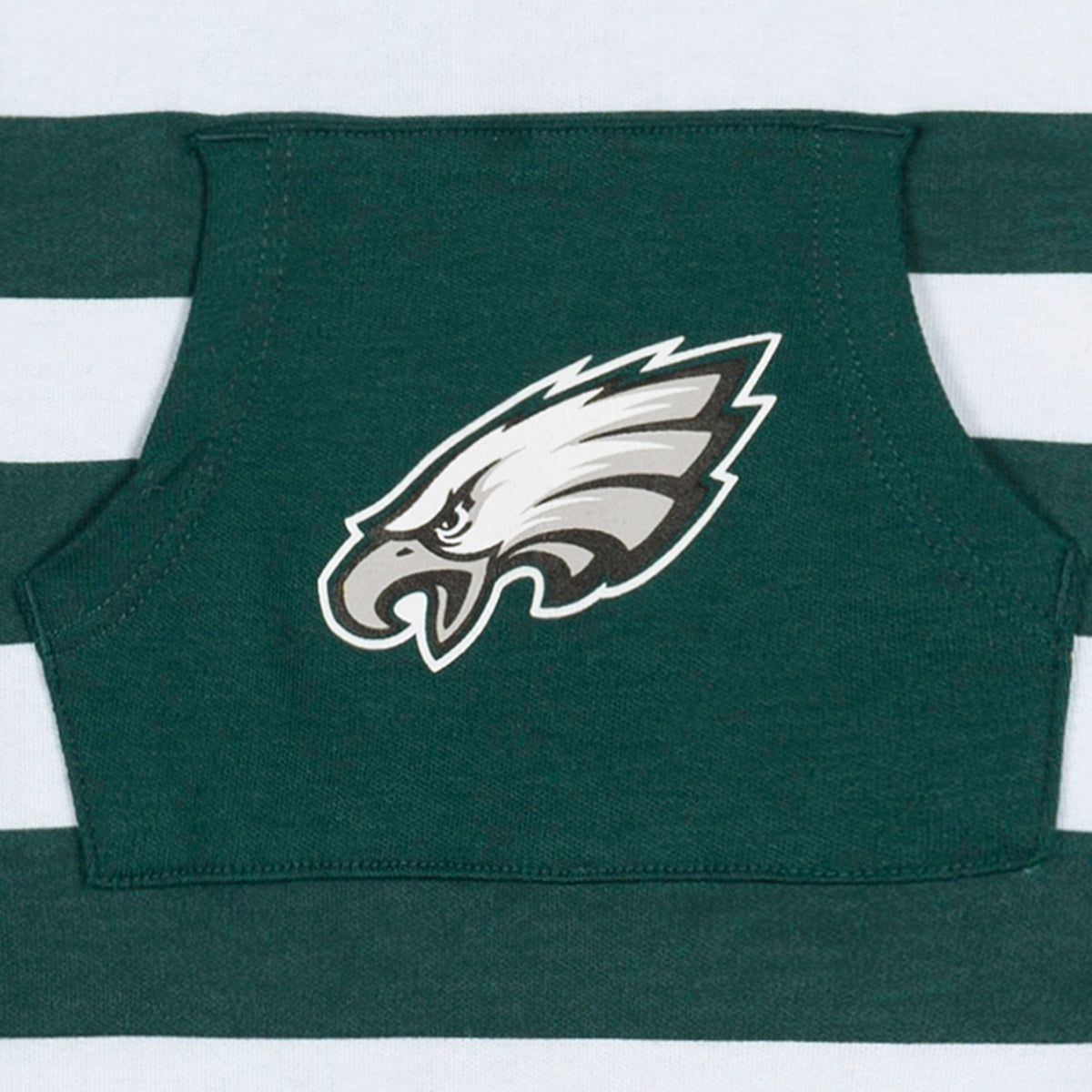 Baby Boys Philadelphia Eagles Football Pajamas With Pouch, view 3