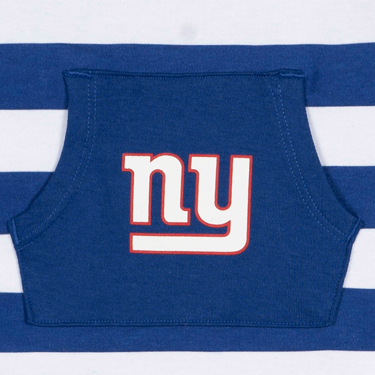 Baby Boys New York Giants Football Pajamas With Pouch, view 3