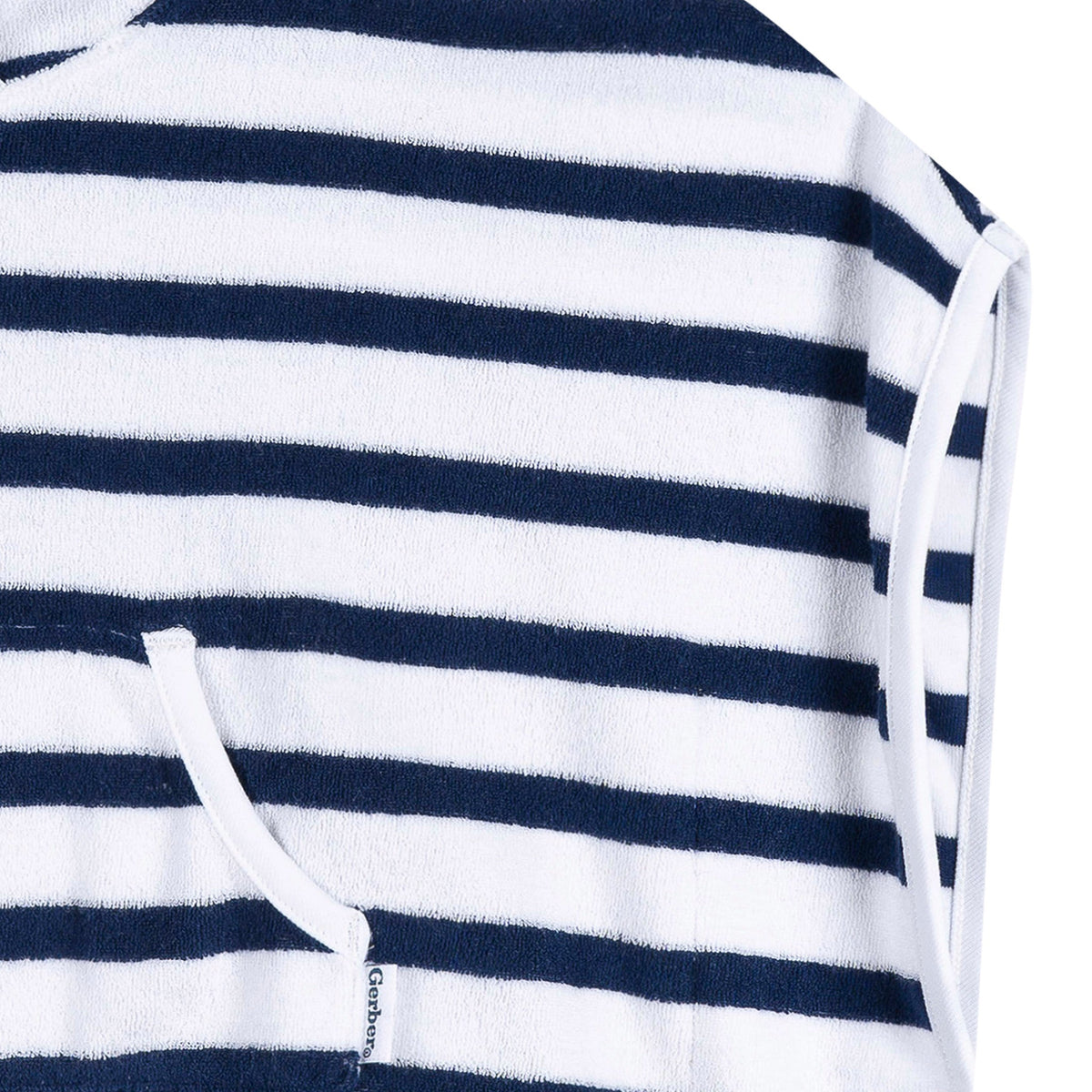 Baby Boys Navy Swim Coverup, view 6