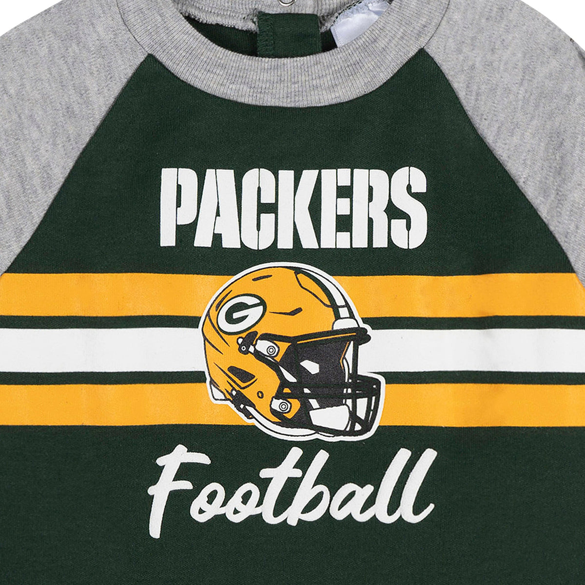 Baby Boys Green Bay Packers Footed Pajamas, view 2