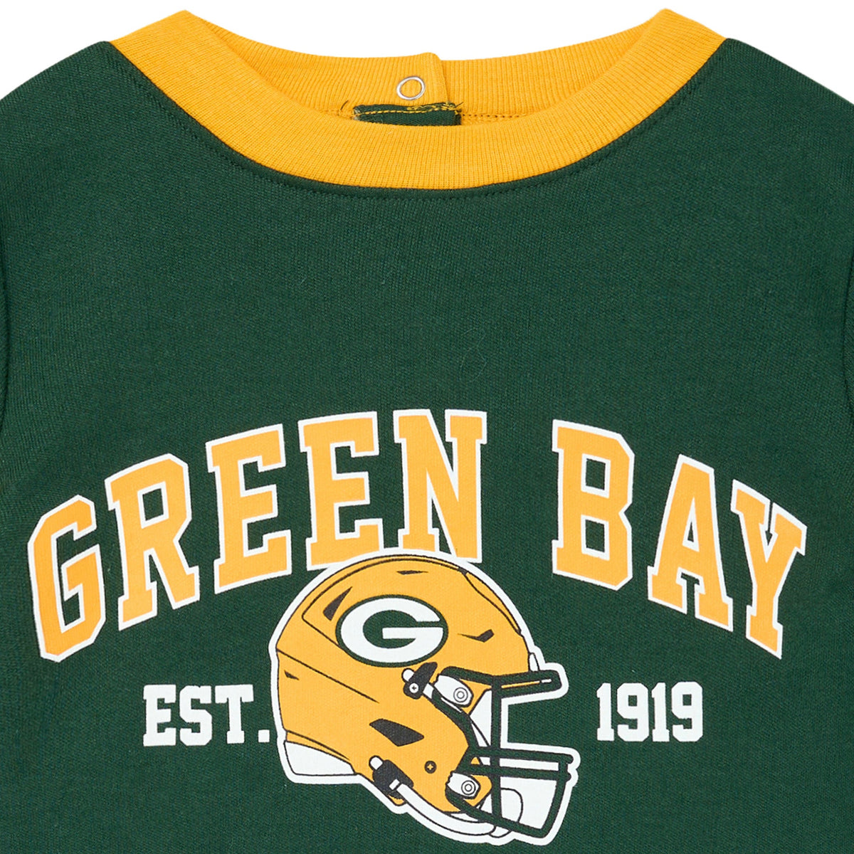 Baby Boys Green Bay Packers Romper, view 2