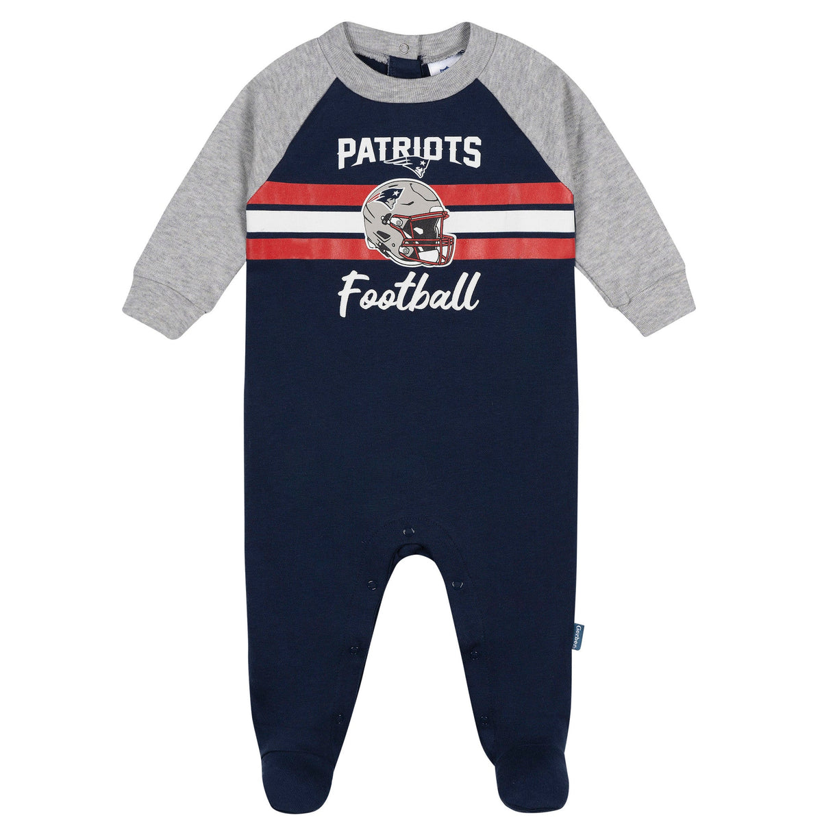 Baby Boys New England Patriots Footed Pajamas