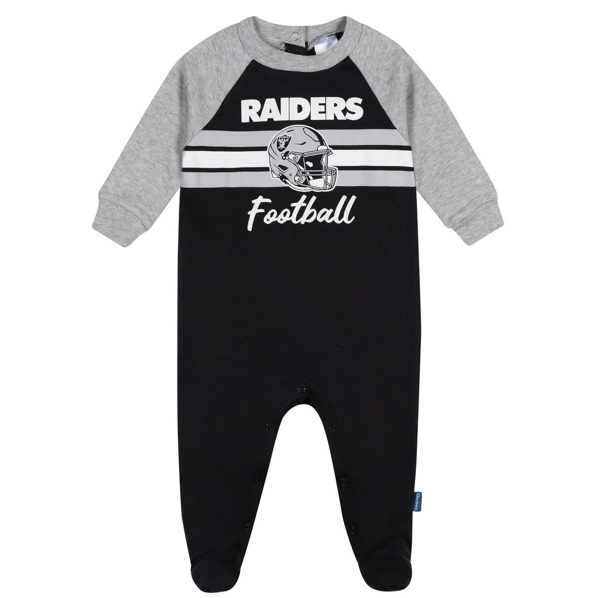 Baby Boys Las Vegas Raiders Footed Pajamas