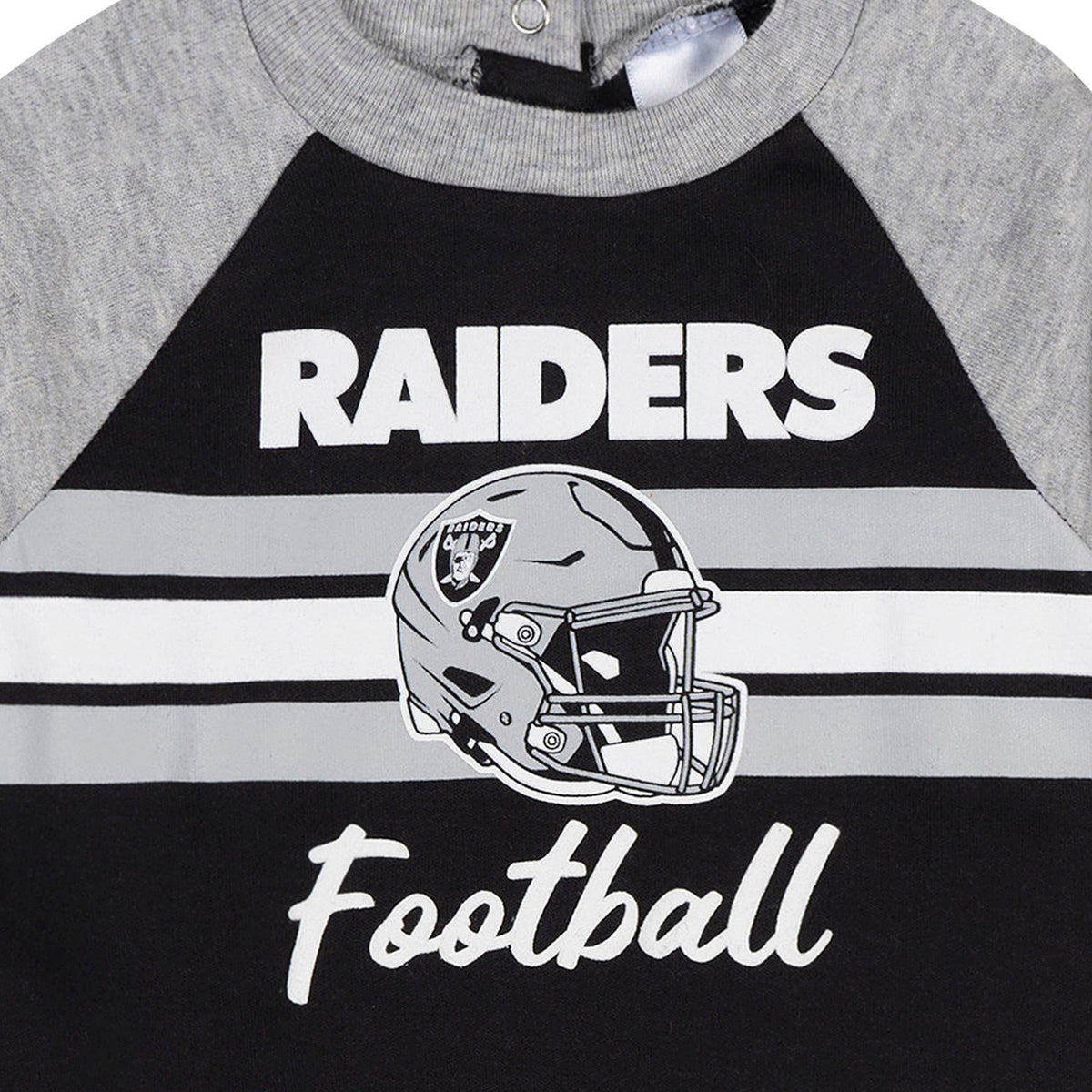 Baby Boys Las Vegas Raiders Footed Pajamas, view 2