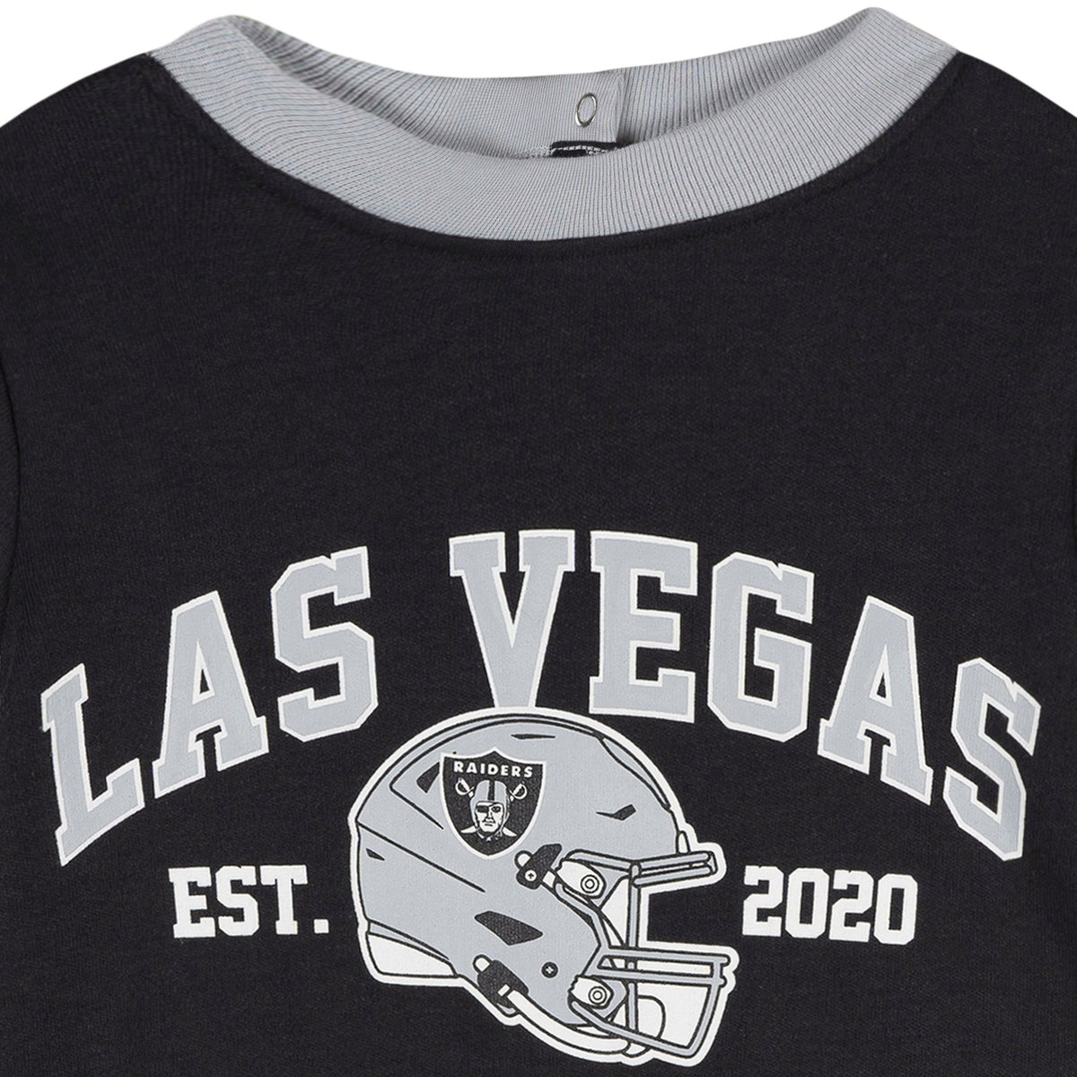 Baby Boys Las Vegas Raiders Romper, view 3