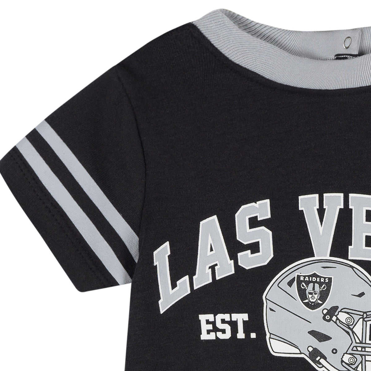 Baby Boys Las Vegas Raiders Romper, view 2