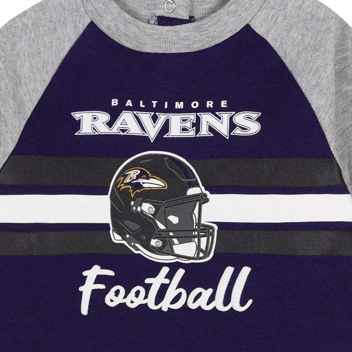 Baby Boys Baltimore Ravens Footed Pajamas, view 2