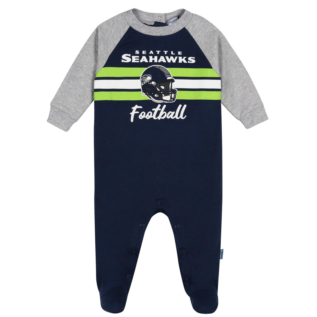 Baby Boys Seattle Seahawks Footed Pajamas