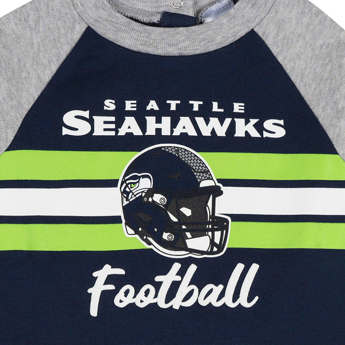 Baby Boys Seattle Seahawks Footed Pajamas, view 2