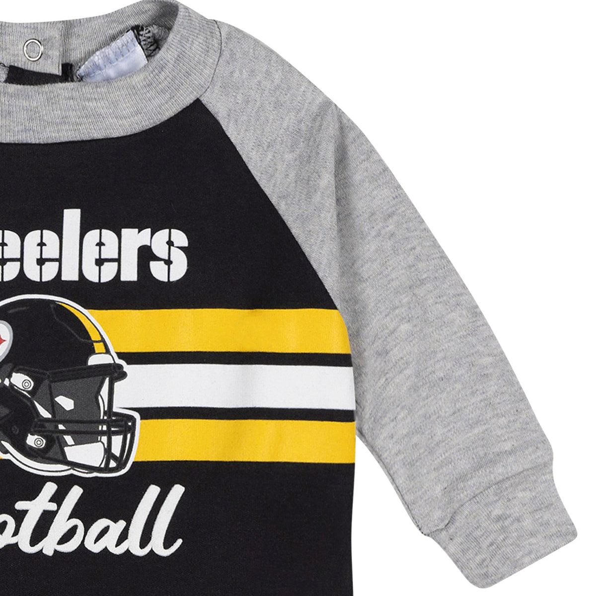 Baby Boys Pittsburgh Steelers Footed Pajamas, view 3