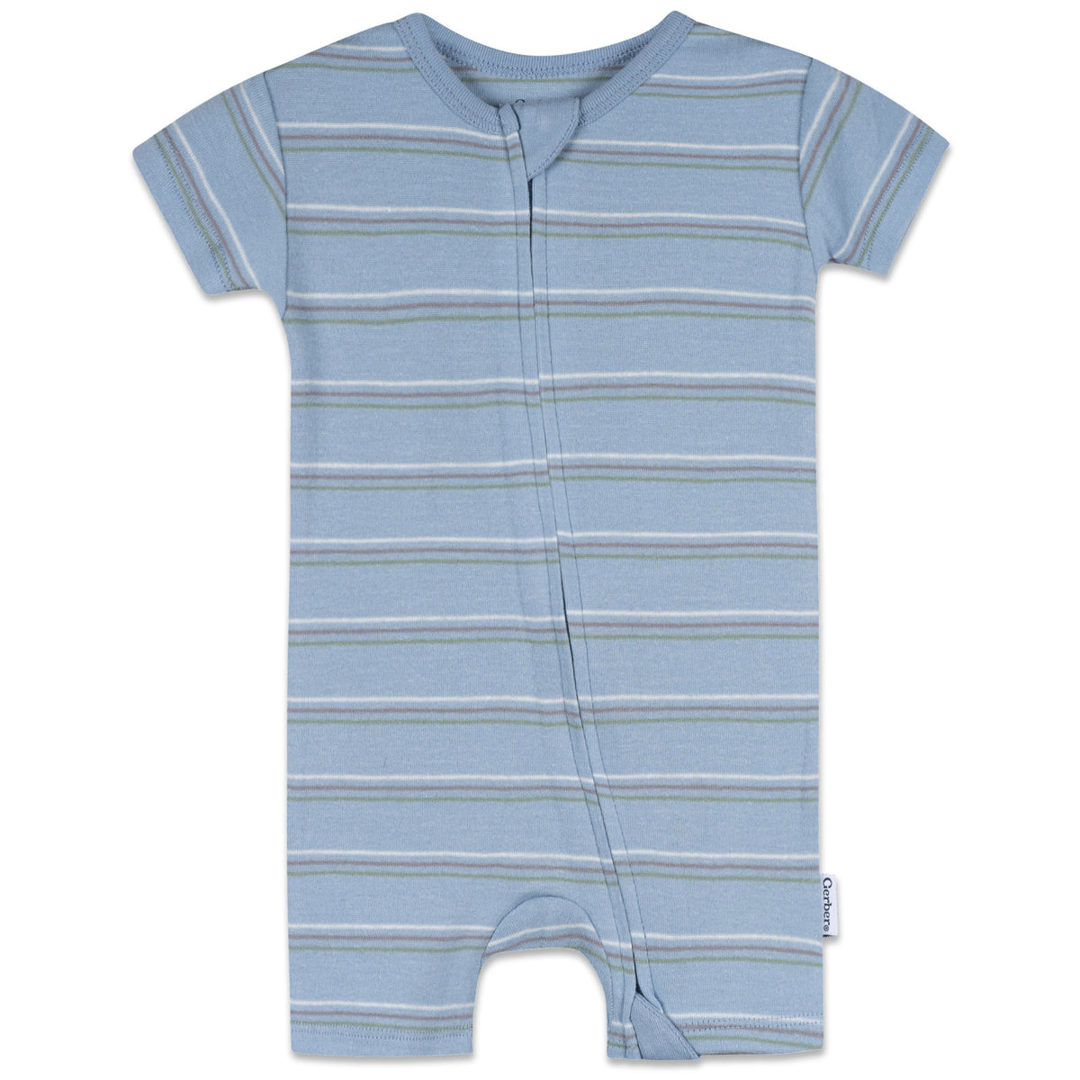 Baby Boys Stripe Y/D Stripe Snug Fit Romper