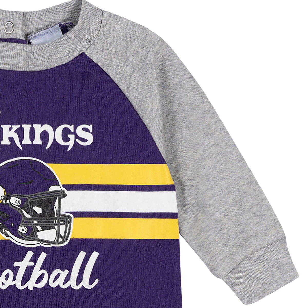 Baby Boys Minnesota Vikings Footed Pajamas, view 3