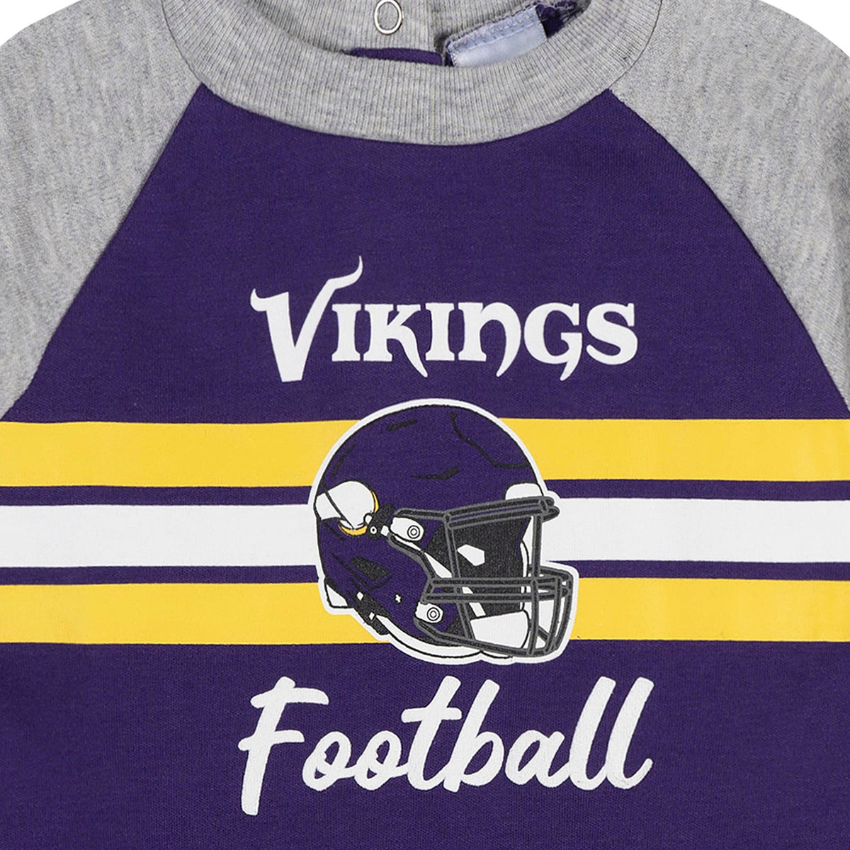 Baby Boys Minnesota Vikings Footed Pajamas, view 2