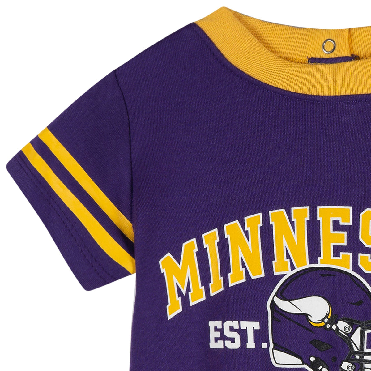 Baby Boys Minnesota Vikings Romper, view 3