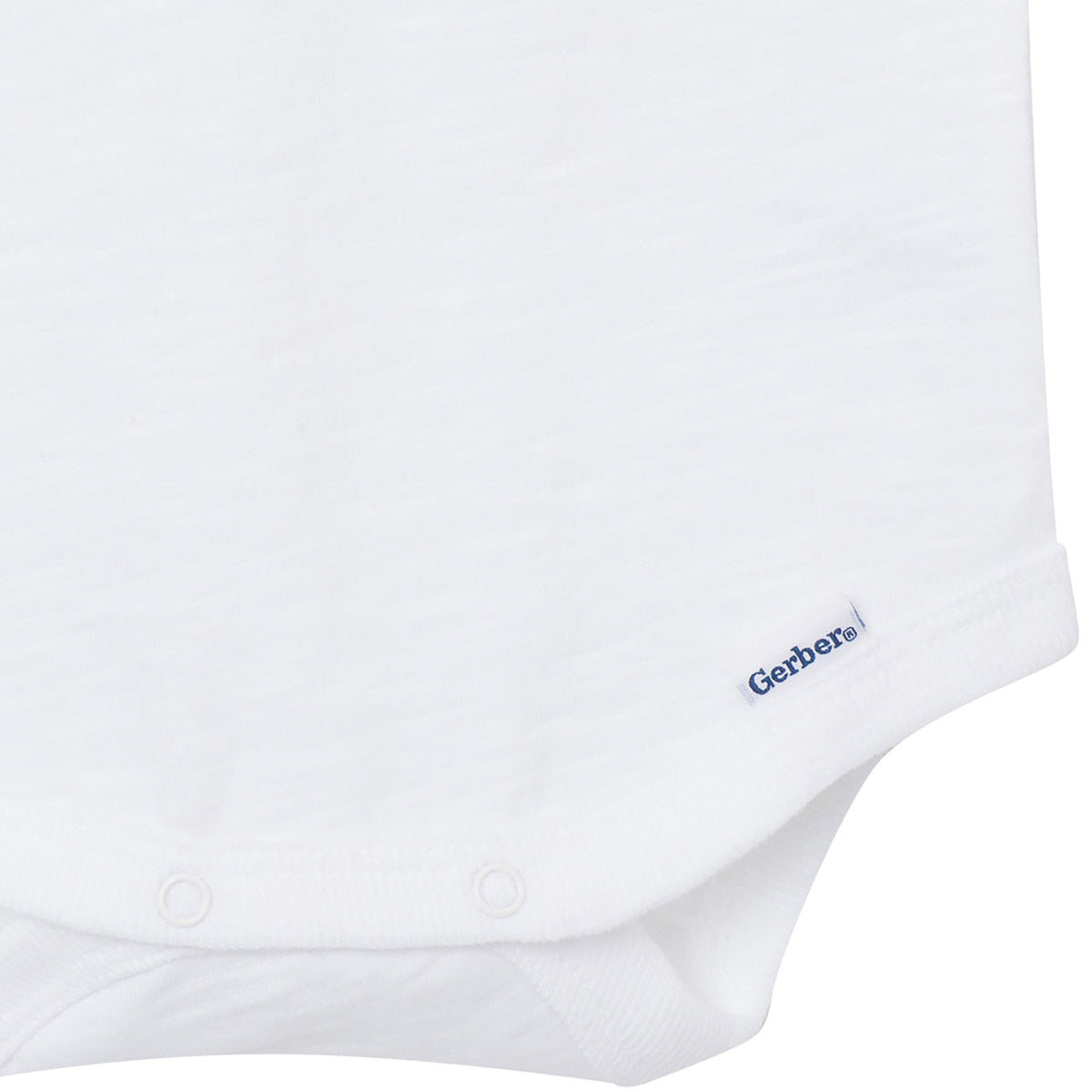 Baby Boys White Polo Bodysuit-Gerber Childrenswear Wholesale