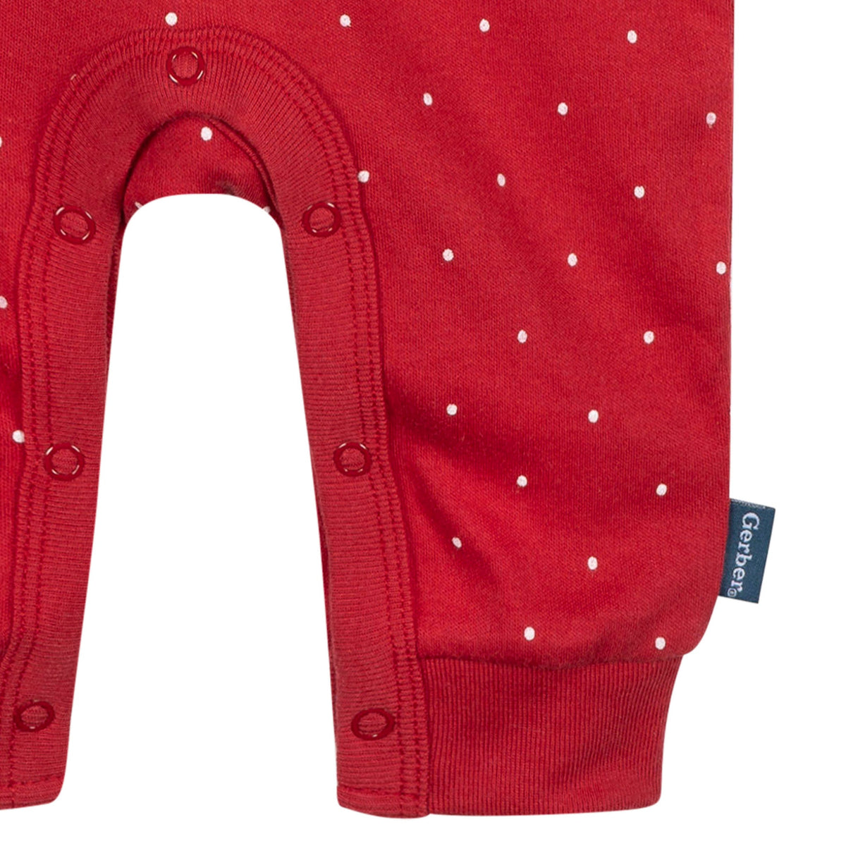 Baby Girls 49ers Footless Pajamas, view 4