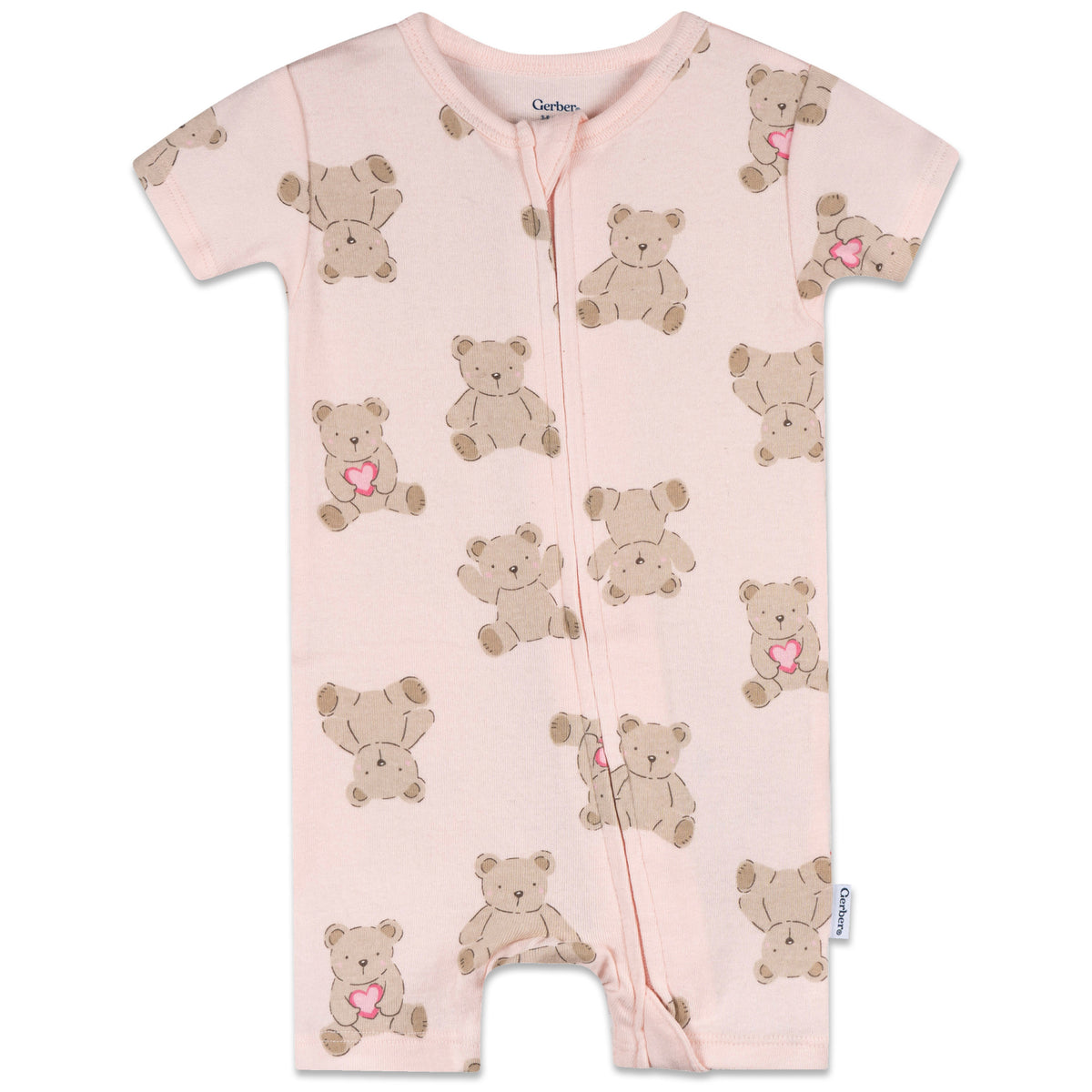 Baby Girls Bears Snug Fit Romper
