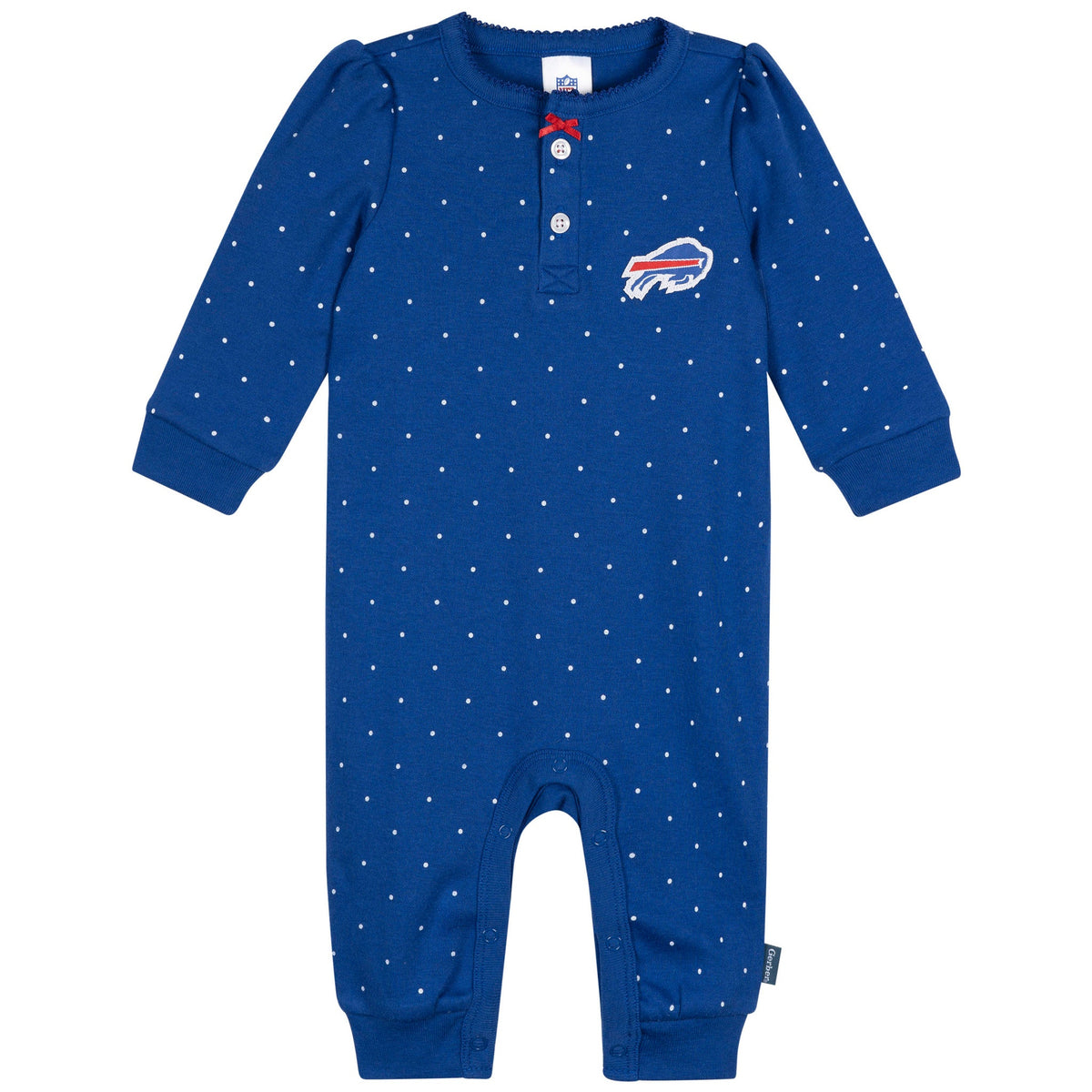 Baby Girls Buffalo Bills Footless Pajamas