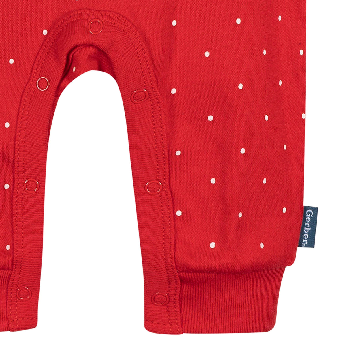 Baby Girls Kansas City Chiefs Footless Pajamas, view 3