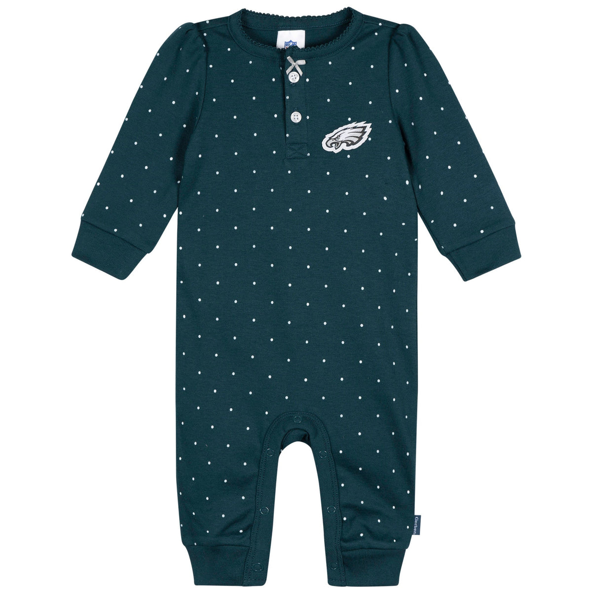 Baby Girls Philadelphia Eagles Footless Pajamas