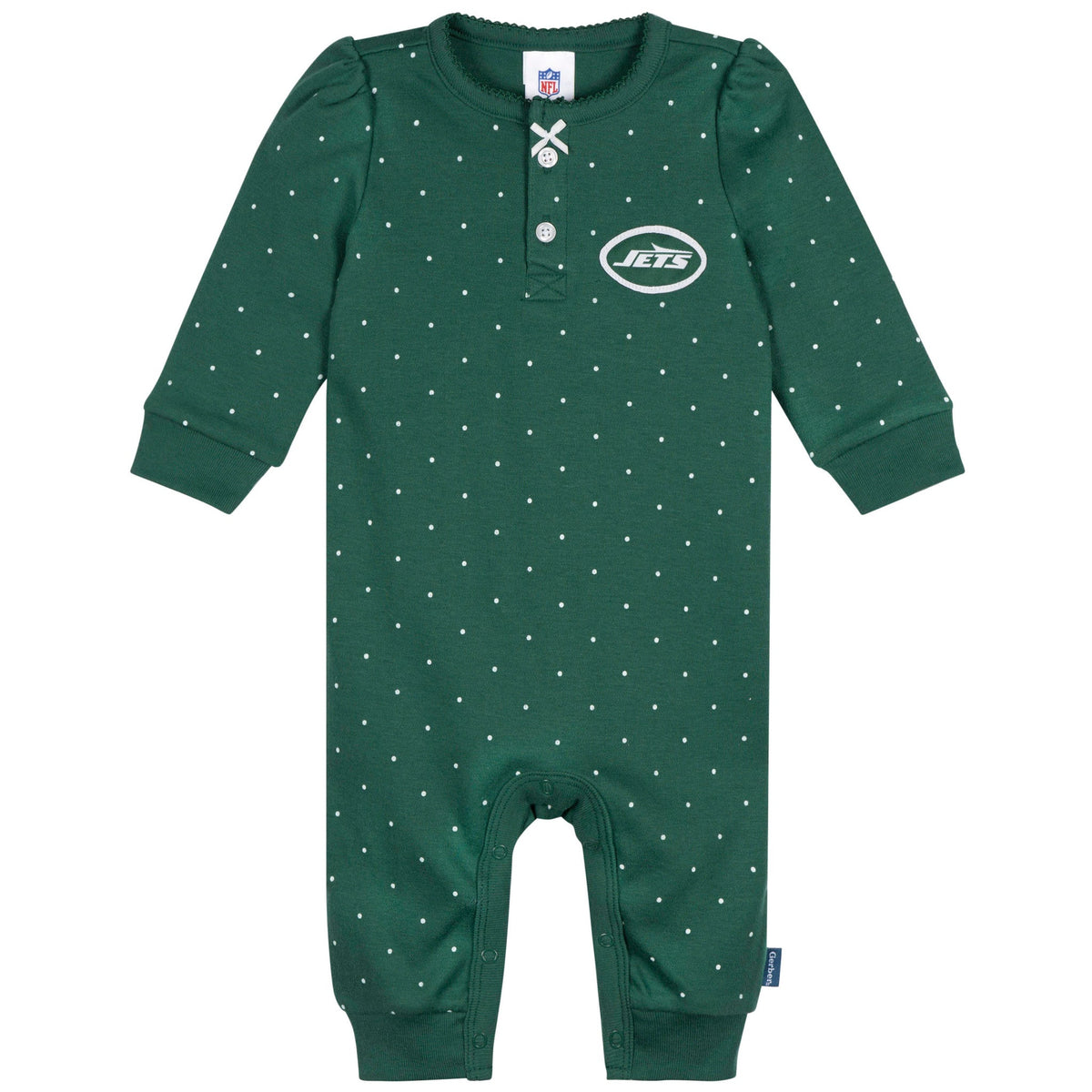 Baby Girls New York Jets Footless Pajamas