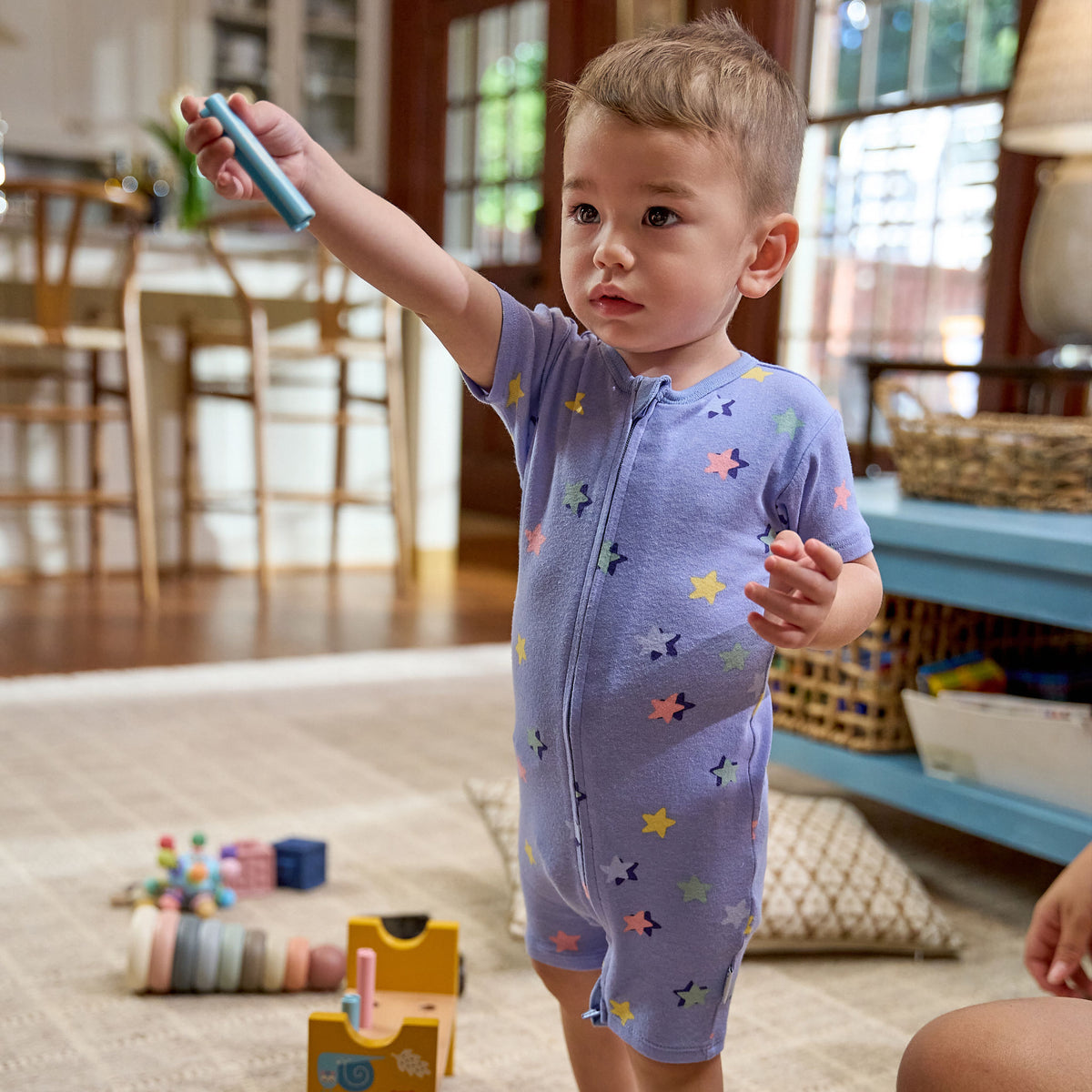 Baby Neutral Stars Snug Fit Romper