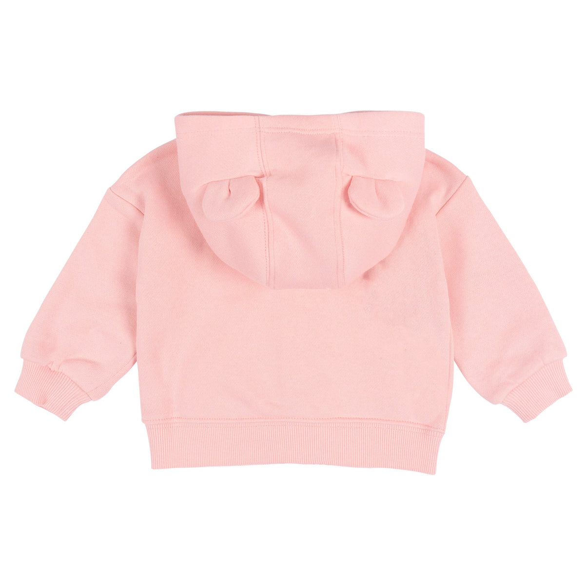 Baby Neutral Pink Zip Front Sweatshirt-Gerber Childrenswear Wholesale