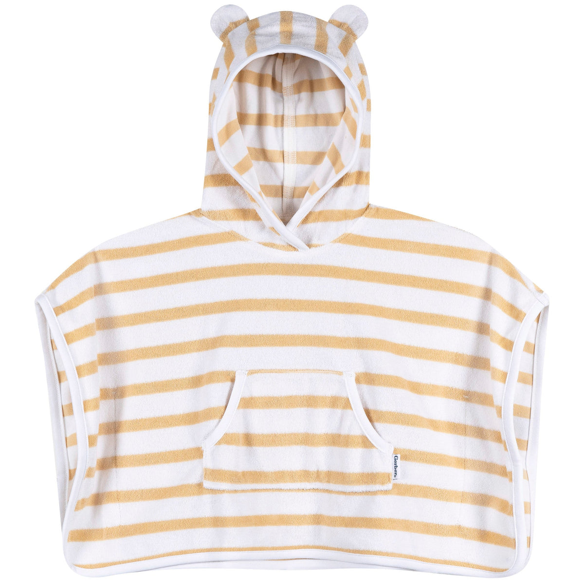 Baby Neutral Tan Stripe Swim Coverup