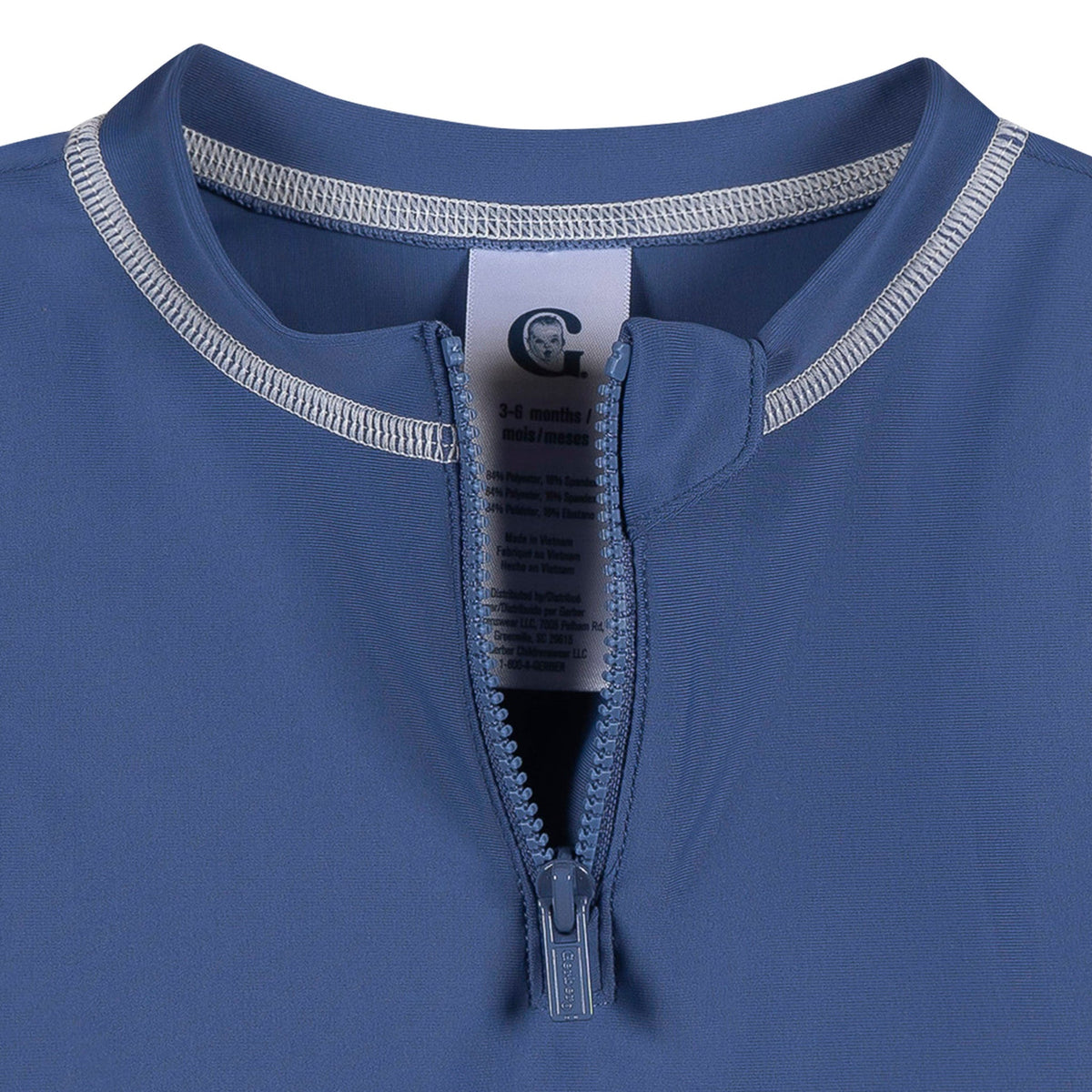 Baby & Toddler Boys Blue Rashguard Top, view 3