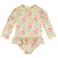 Baby & Toddler Girls Floral Rashguard Suit