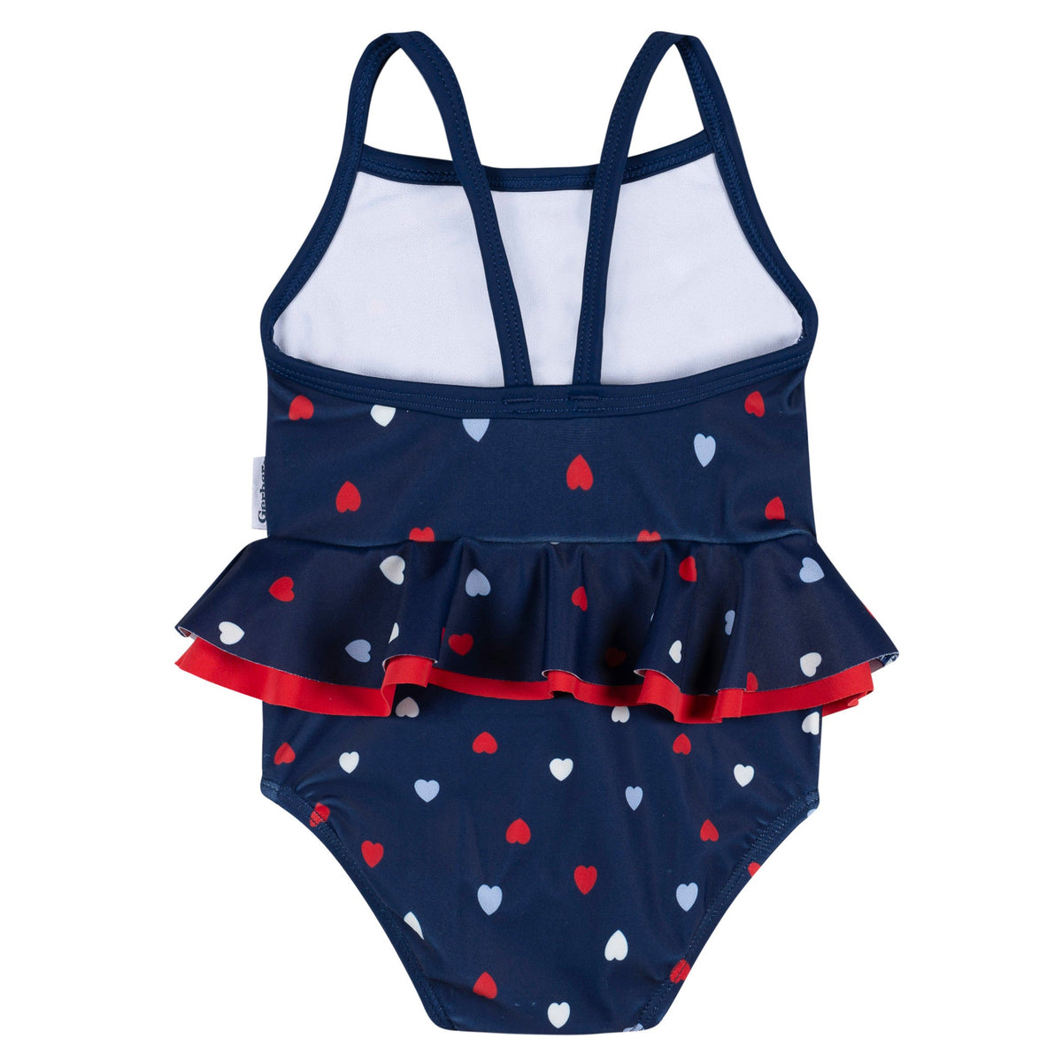 Baby & Toddler Girls Hearts Swimsuit, view 2