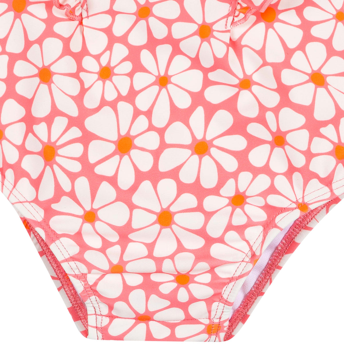 Baby & Toddler Girls Retro Daisies Swimsuit, view 4