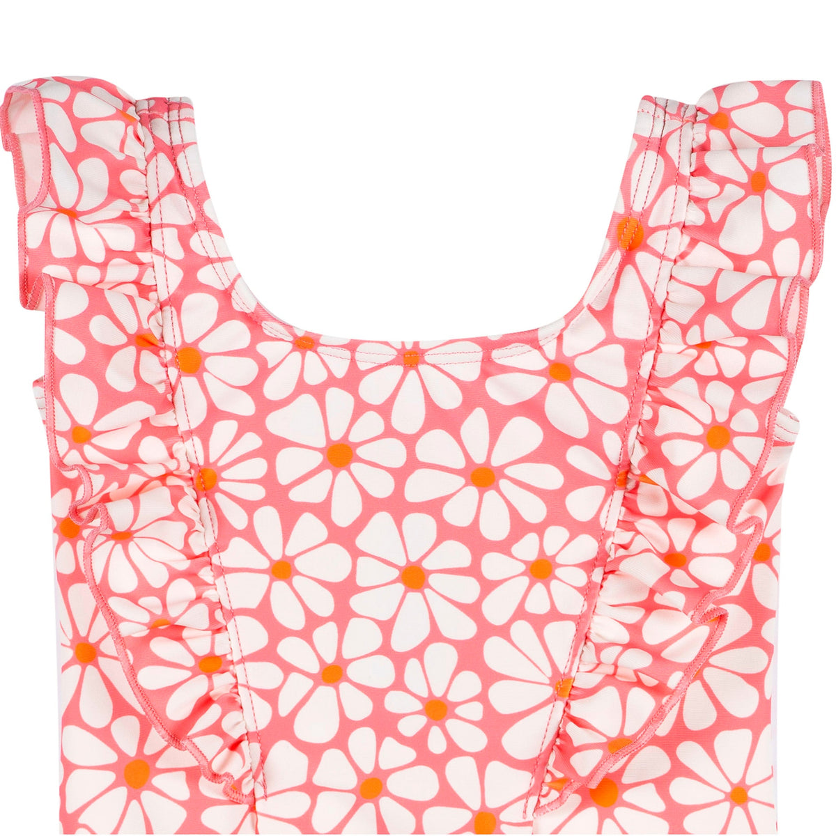 Baby & Toddler Girls Retro Daisies Swimsuit, view 3