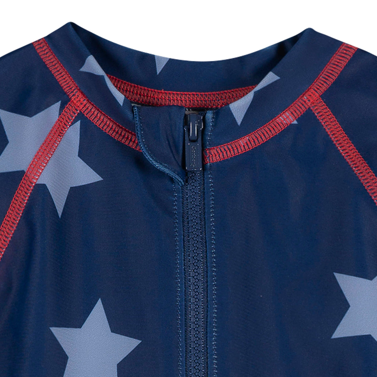 Baby Boys Blue Stars Long Sleeve Rashguard, view 3