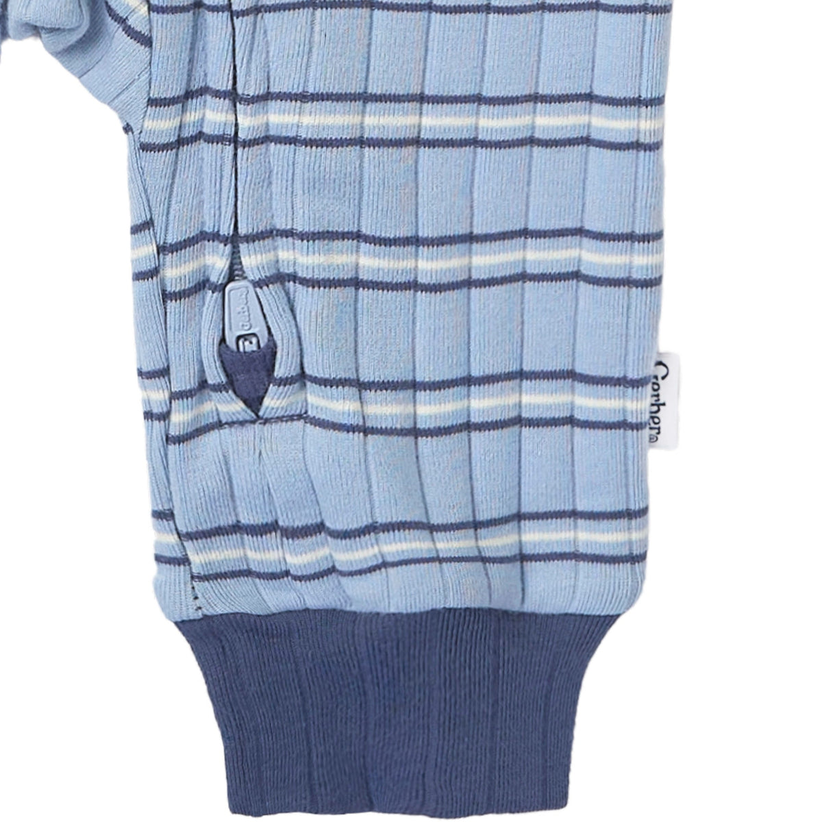 Baby Boys Blue Romper-Gerber Childrenswear Wholesale