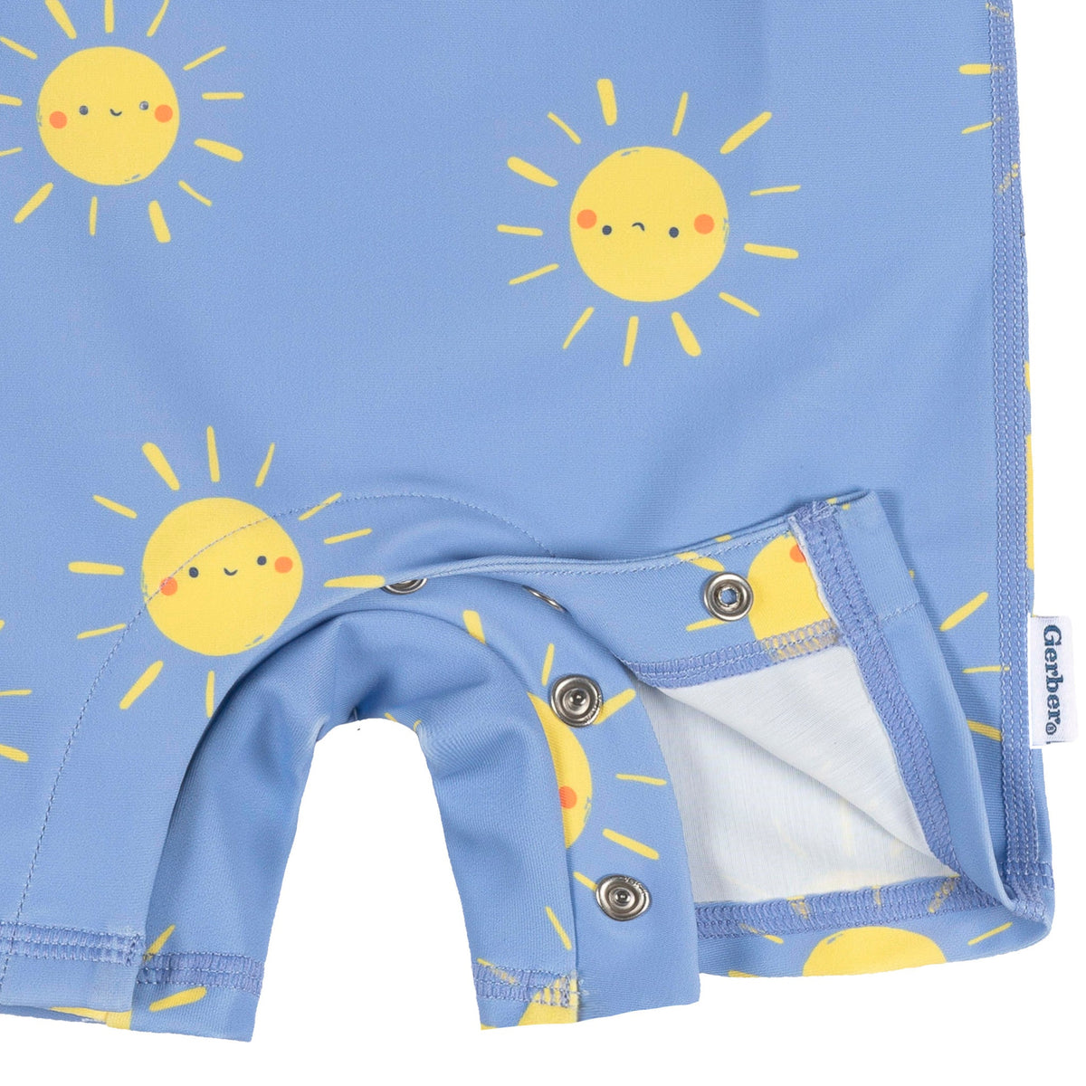 Baby Boys Sunshine Smiles Long Sleeve Rashguard, view 5