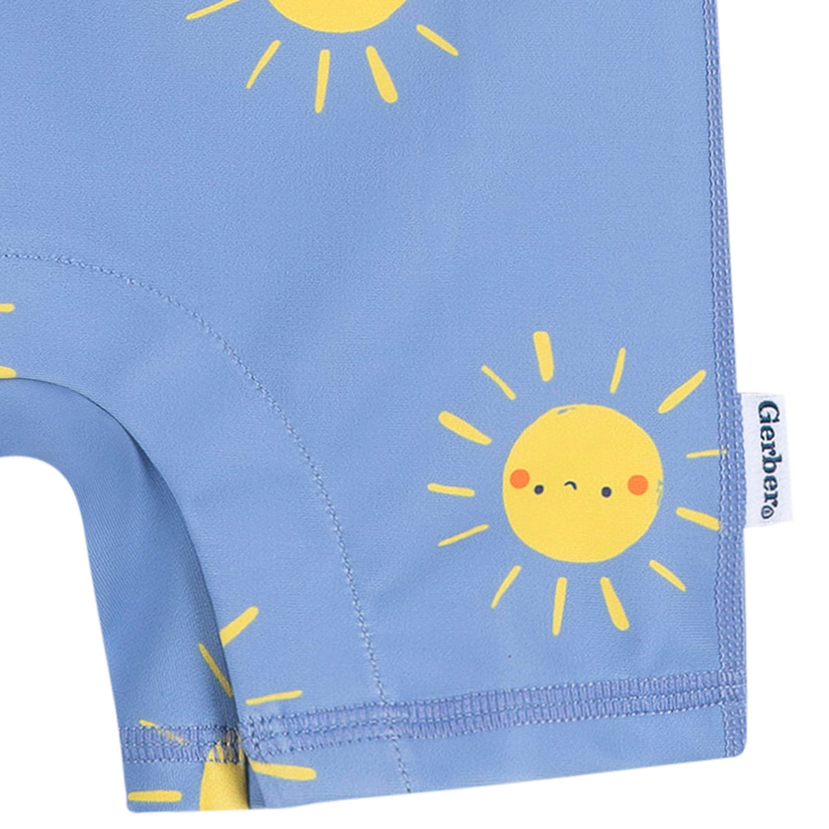 Baby Boys Sunshine Smiles Long Sleeve Rashguard, view 4