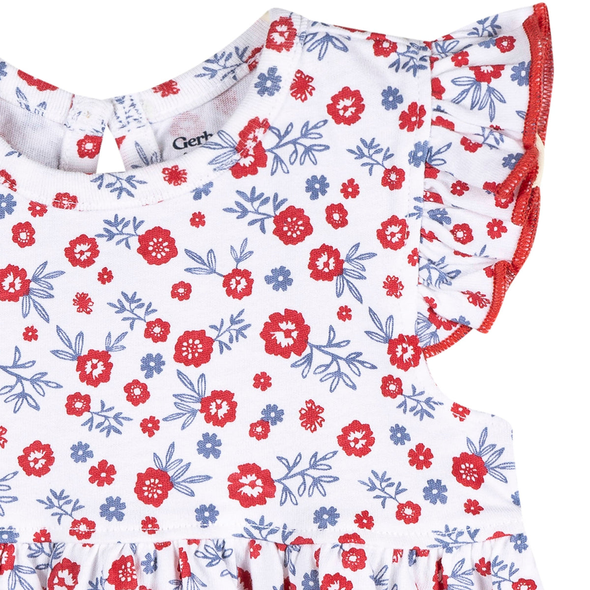 Baby Girls Floral Dress, view 3