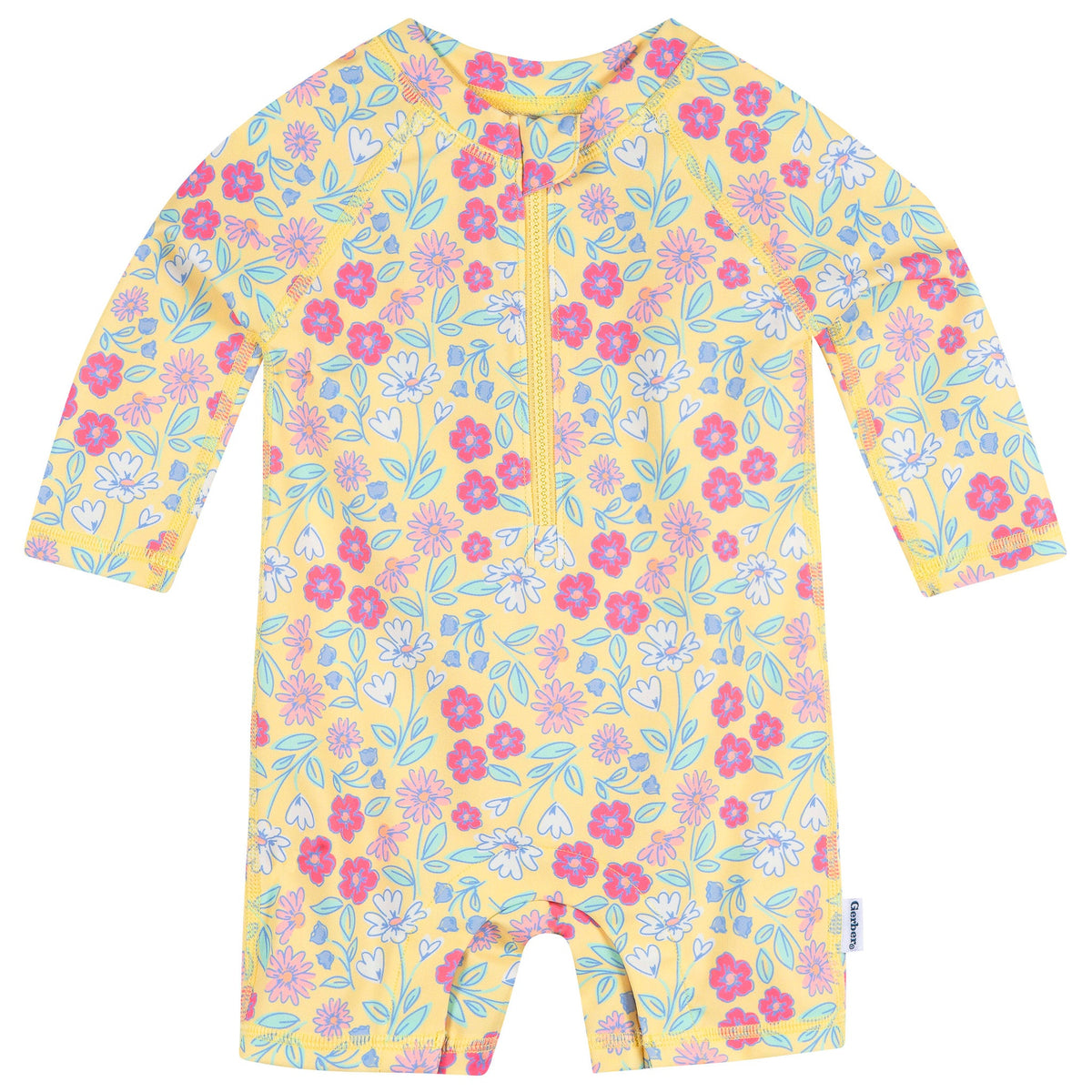 Baby Girls Floral Long Sleeve Rashguard