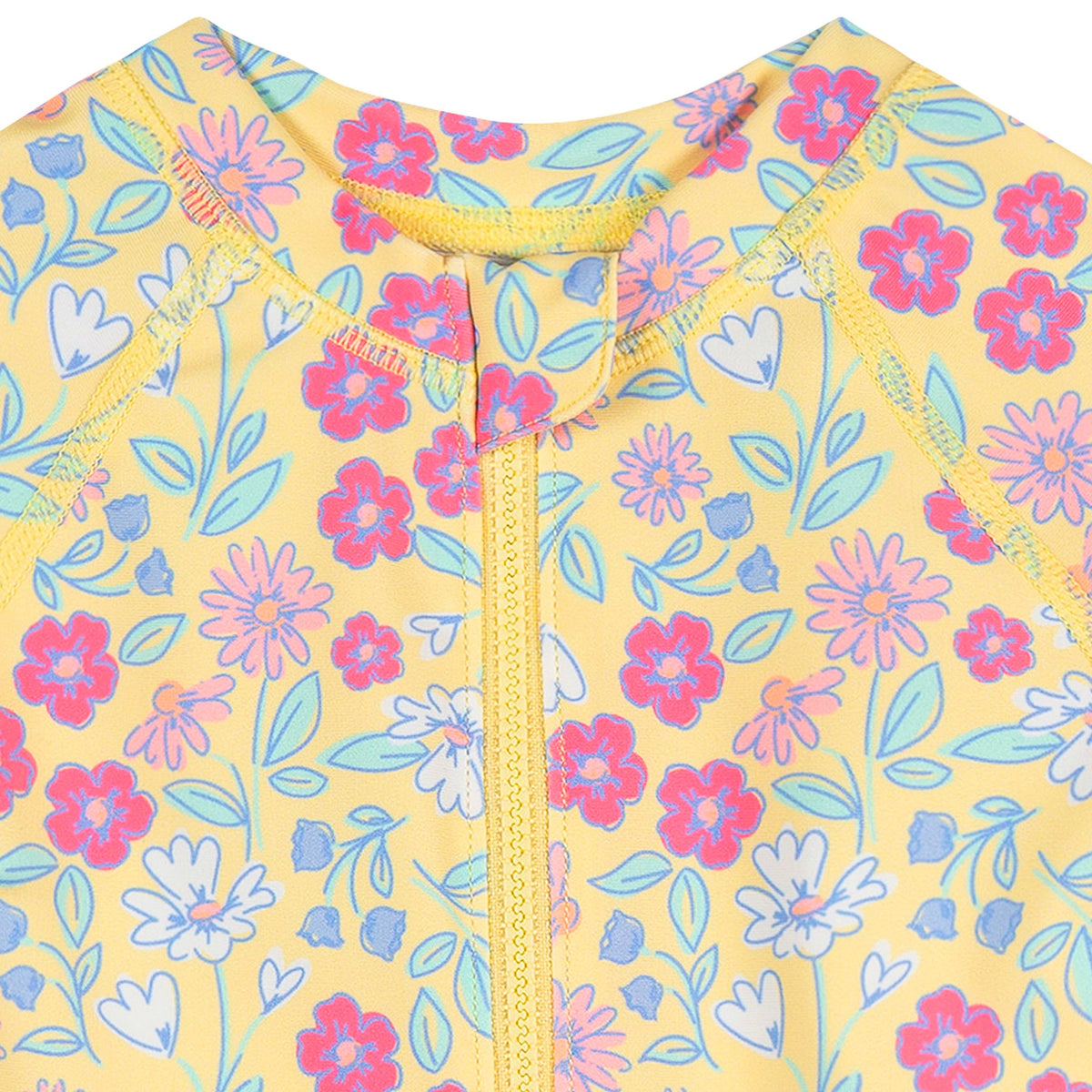 Baby Girls Floral Long Sleeve Rashguard, view 2