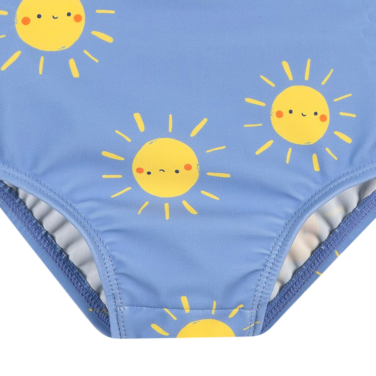 Baby Girls Sunshine Smiles Rashguard Suit, view 5