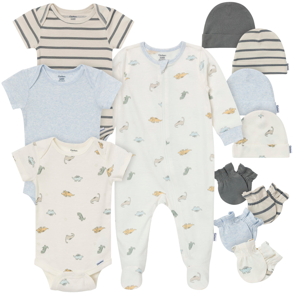 12-Piece Baby Boys Dinosaur Days Layette Set