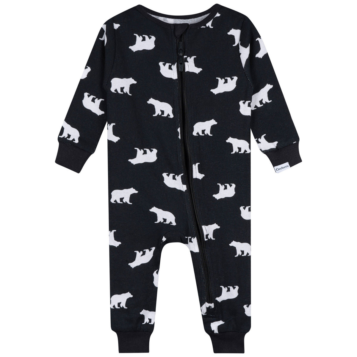 2-Pack Baby & Toddler Boys Bears Snug Fit Footless Pajamas