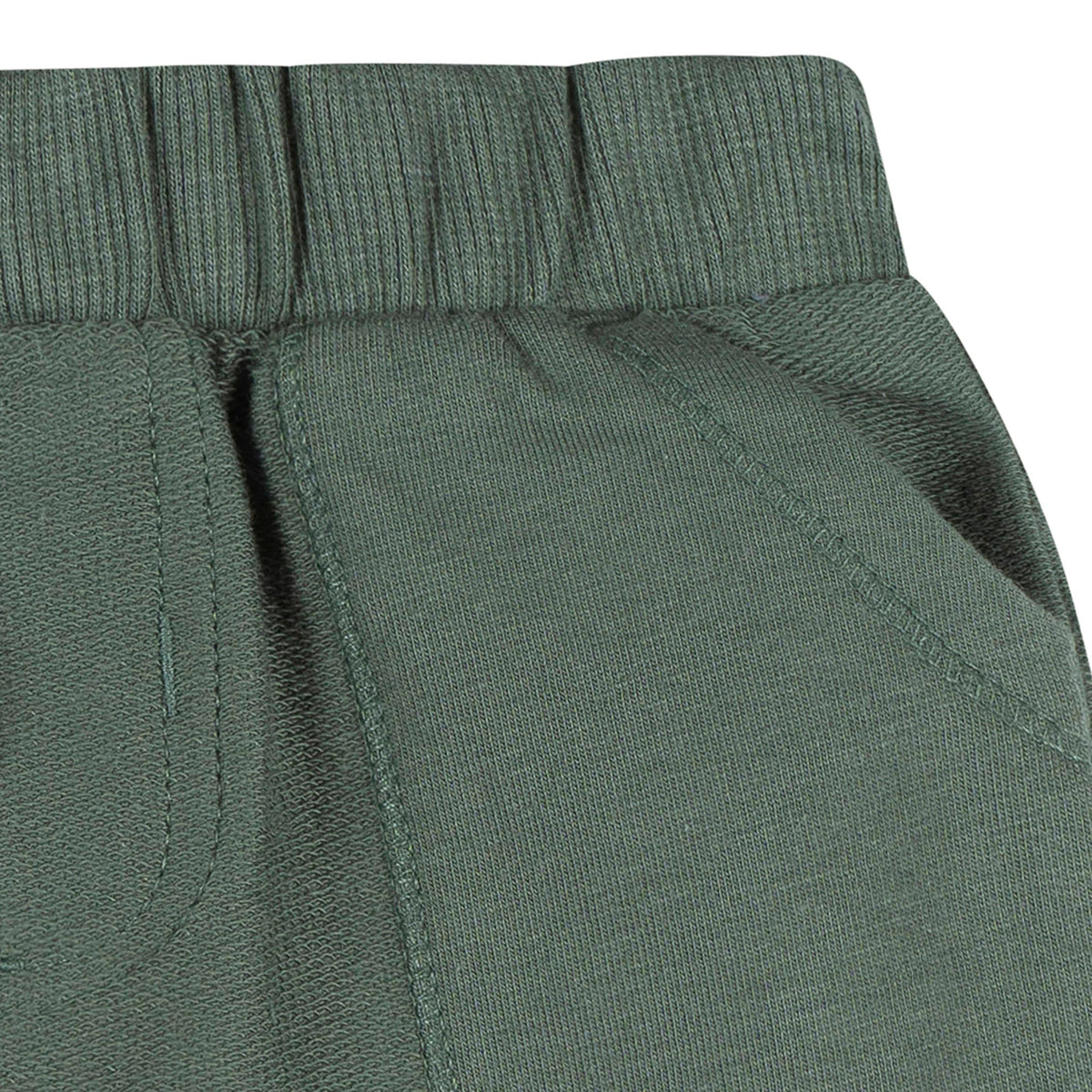 2-Pack Baby & Toddler Boys Green & Tan Knit Shorts-Gerber Childrenswear Wholesale